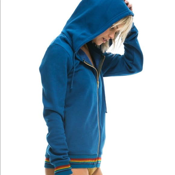 Aviator Nation Tops - Prism Zip Hoodie